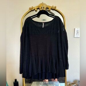 black free people trapeze sweater